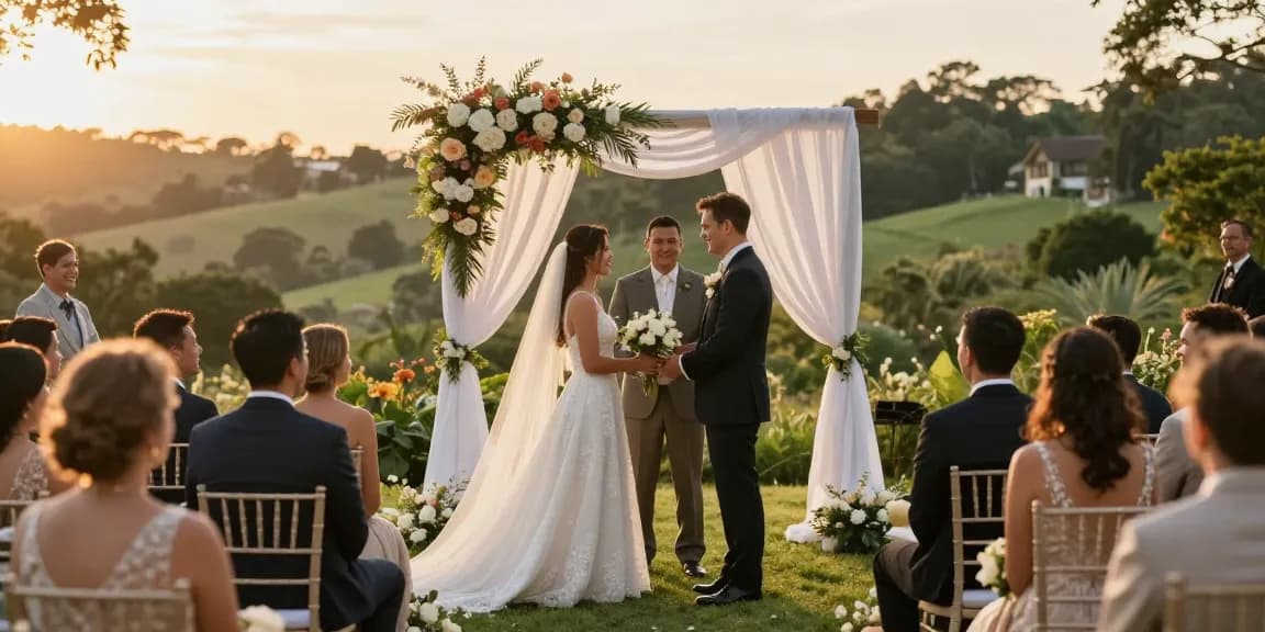 Hochzeit DJ Brandenburg sorgt für tolle Stimmung bei der Trauung im Grünen