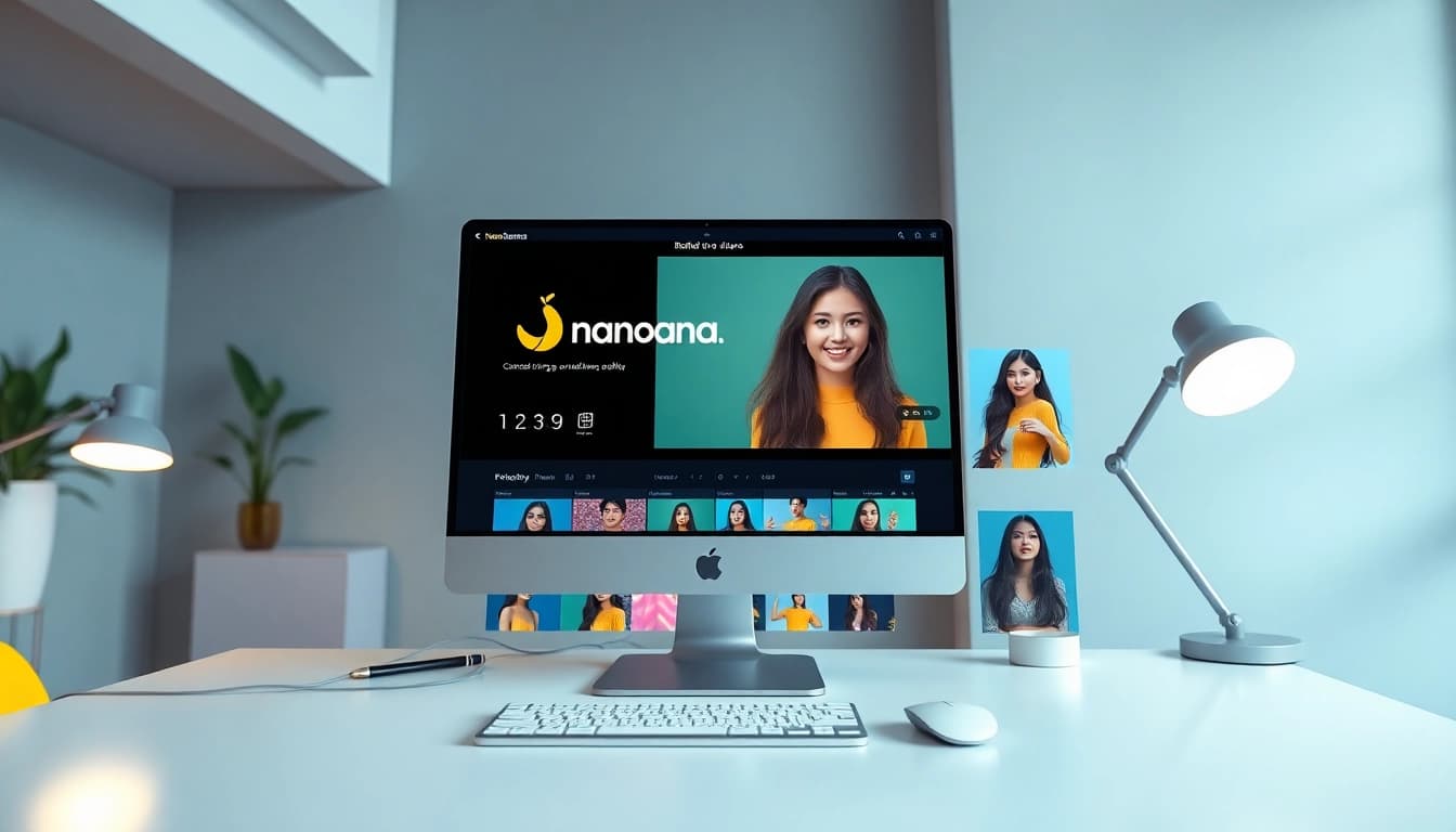 Transform images effortlessly using Nano Banana AI's advanced editing capabilities in a modern workspace.