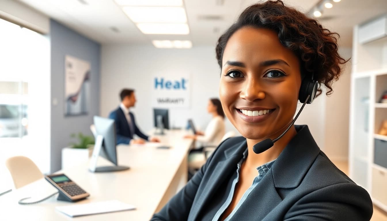 Engaging customer service representative from a warranty company with clear exclusions supporting clients.