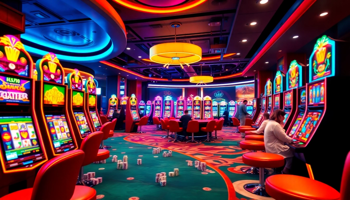 Experience the excitement of slot demo scatter hitam in a luxurious casino setting.