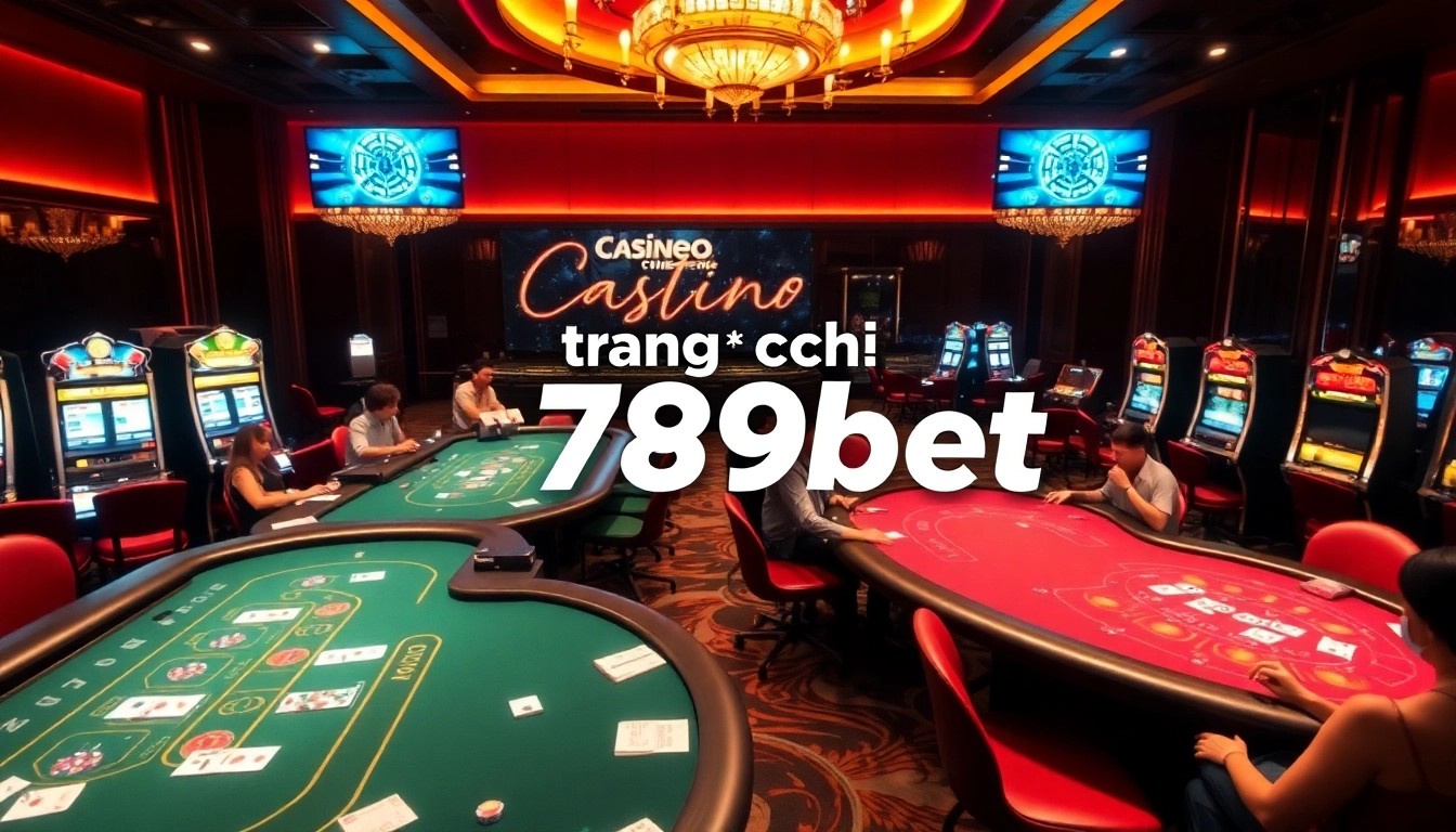 Experience the excitement of online gambling on trang chủ 789bet with vibrant casino visuals.