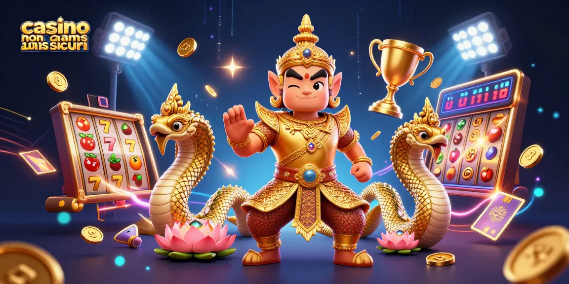 Gioca nei casino non AAMS sicuri con personaggi mitologici e simboli di giochi d'azzardo.
