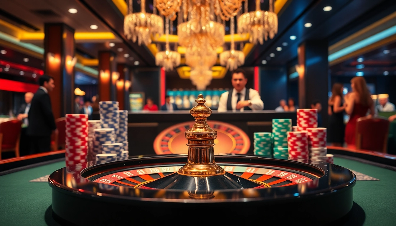 Mengamankan rtp akurat pada meja roulette dengan dealer dan chip warna-warni yang menarik perhatian.