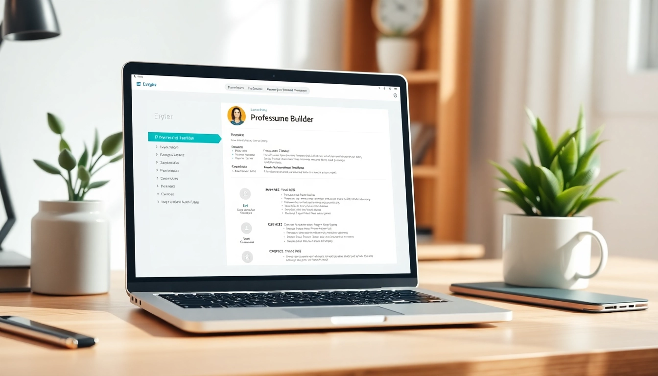 Create a standout Resume Builder experience on a modern workspace setup.