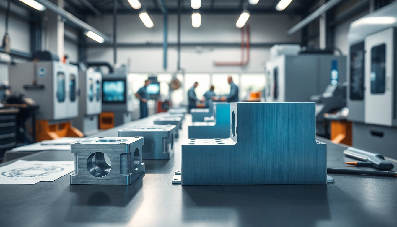Showcasing aluminum prototypes crafted with precision, emphasizing their quality and detail in a workshop setting.