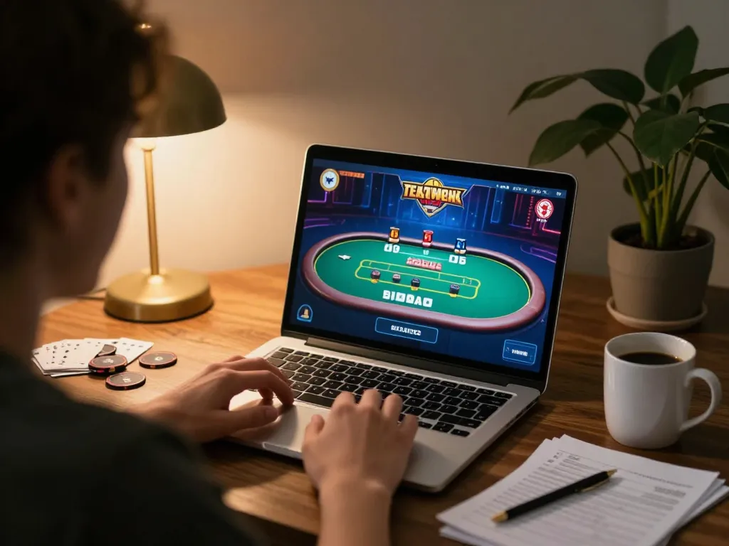 Engaging poker gameplay on sc88 link platform in a cozy home environment