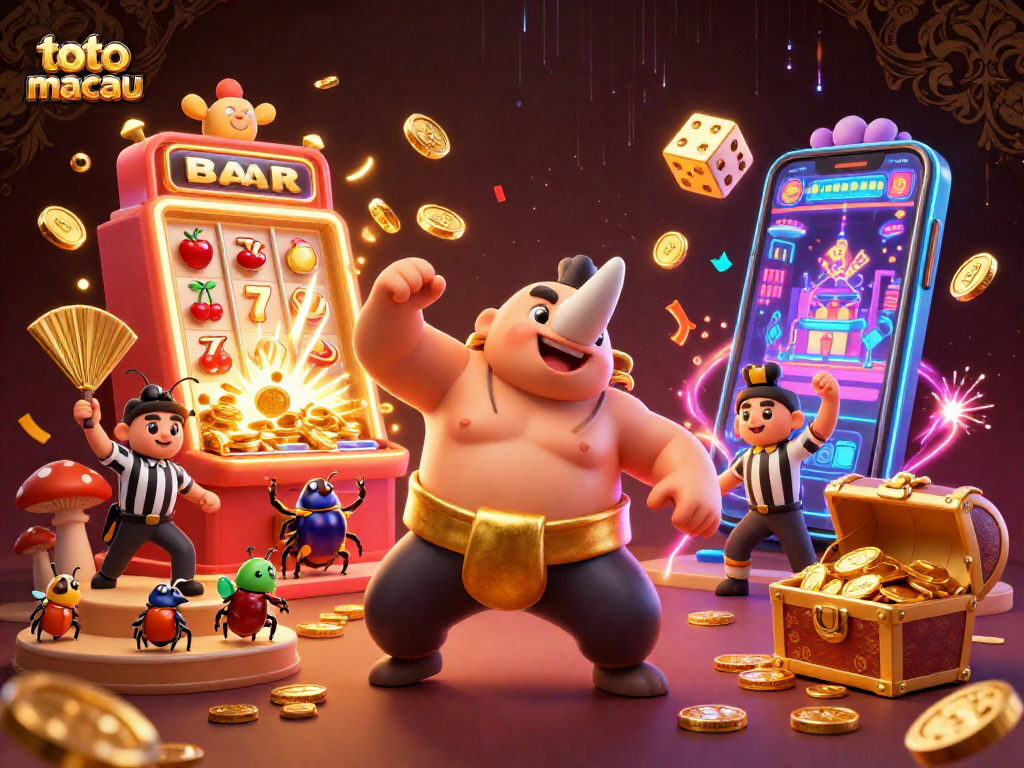 Experience thrilling wins at toto macau with an exciting slot machine and dynamic gaming characters.