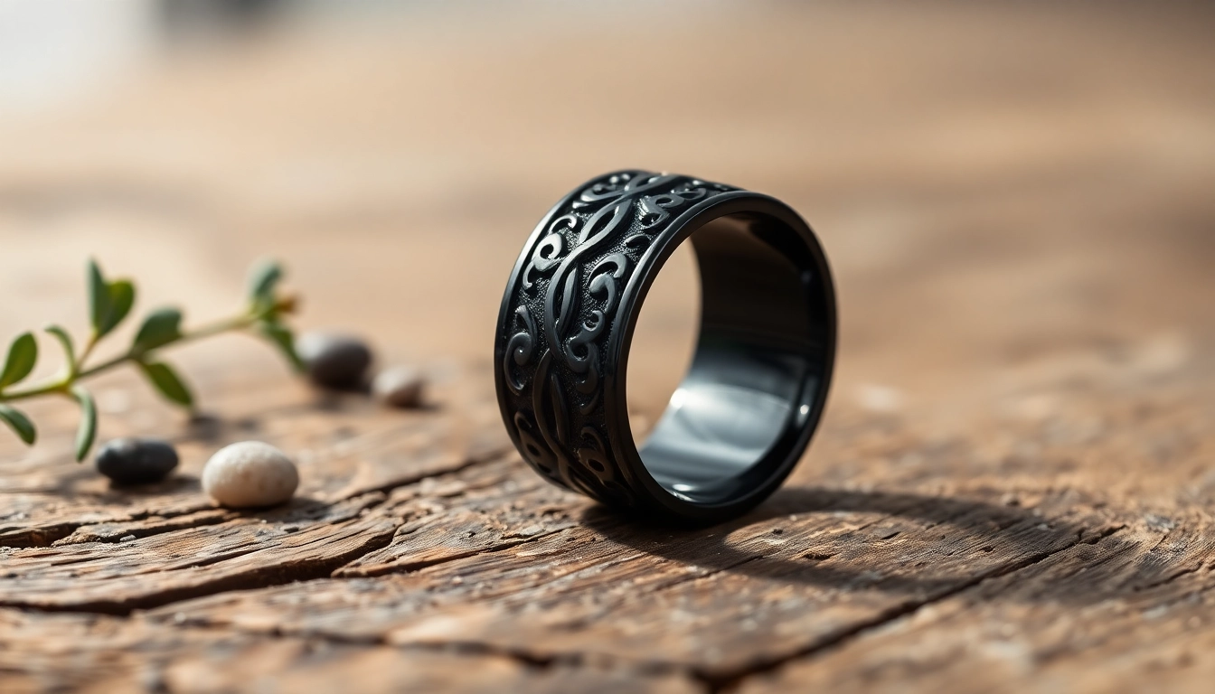 Elegance Redefined: Black Wedding Rings for Men for Timeless Love