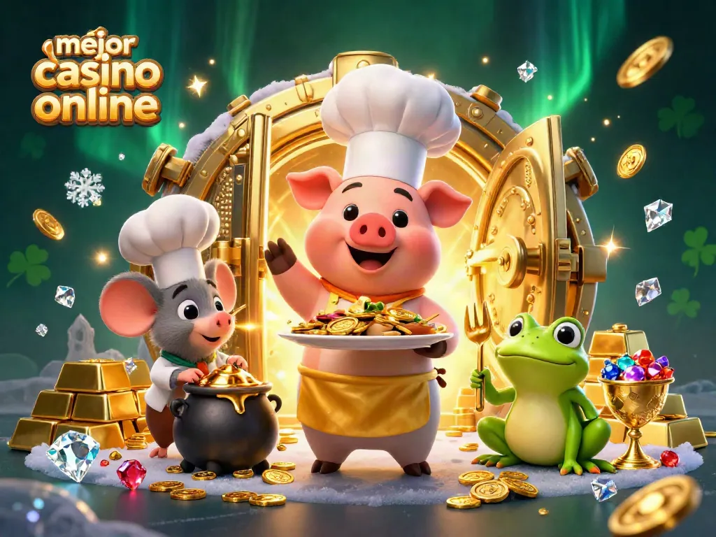 Disfruta de la experiencia del mejor casino online al ganar con monedas de oro y joyas brillantes.
