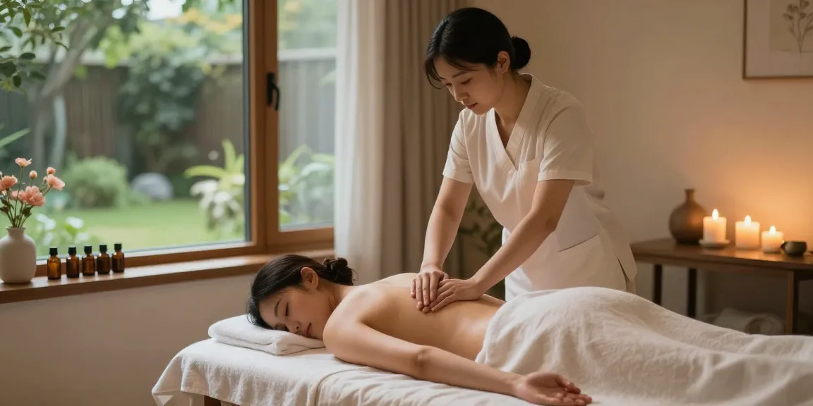 Swedish massage therapy session showcasing makangs.com benefits in a tranquil spa setting.