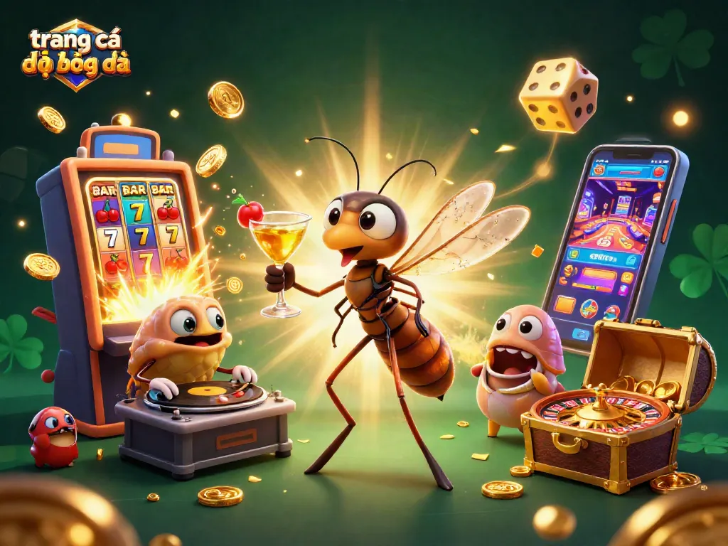 Trang cá đọ bóng đá với nhân vật trò chơi nổi bật, hòa cùng không khí sôi động của casino