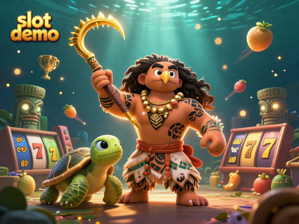 Slot demo memperlihatkan karakter menarik dengan simbol slot dan detail mengesankan.