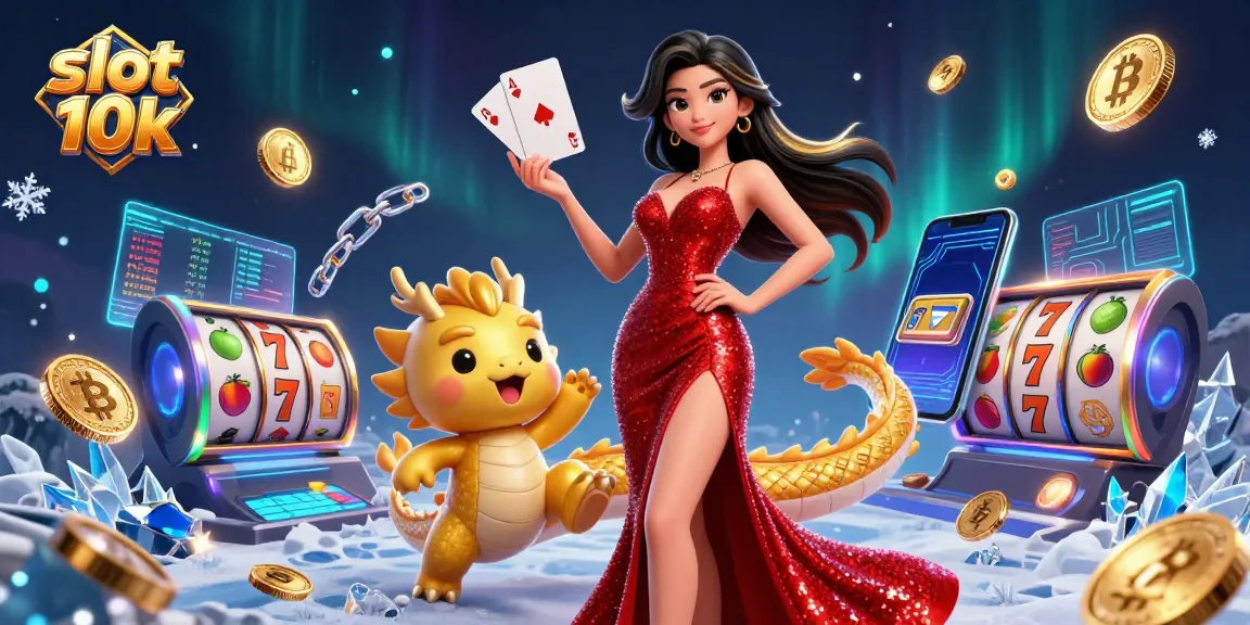 Engage in thrilling gameplay at slot 10k with vibrant 3D characters and graphic elements.