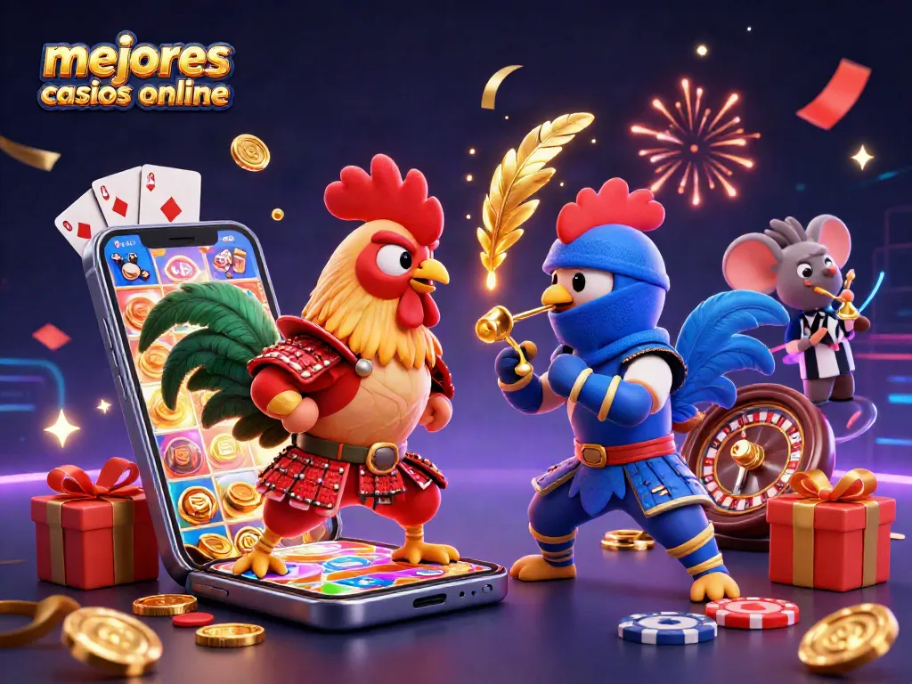 Mejores casinos online y un enfrentamiento épico entre gallos en un evento de juego vibrante