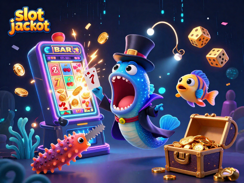 Experience thrilling slot jackpot moments with vibrant 3D casino characters and spectacular game elements.
