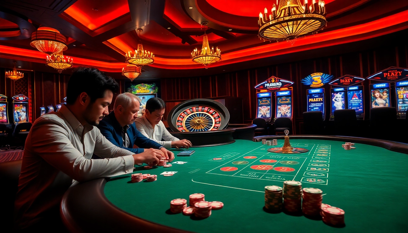 Engaging scene of high-stakes gambling showcasing RTP Pragmatic Play slots and casino excitement.