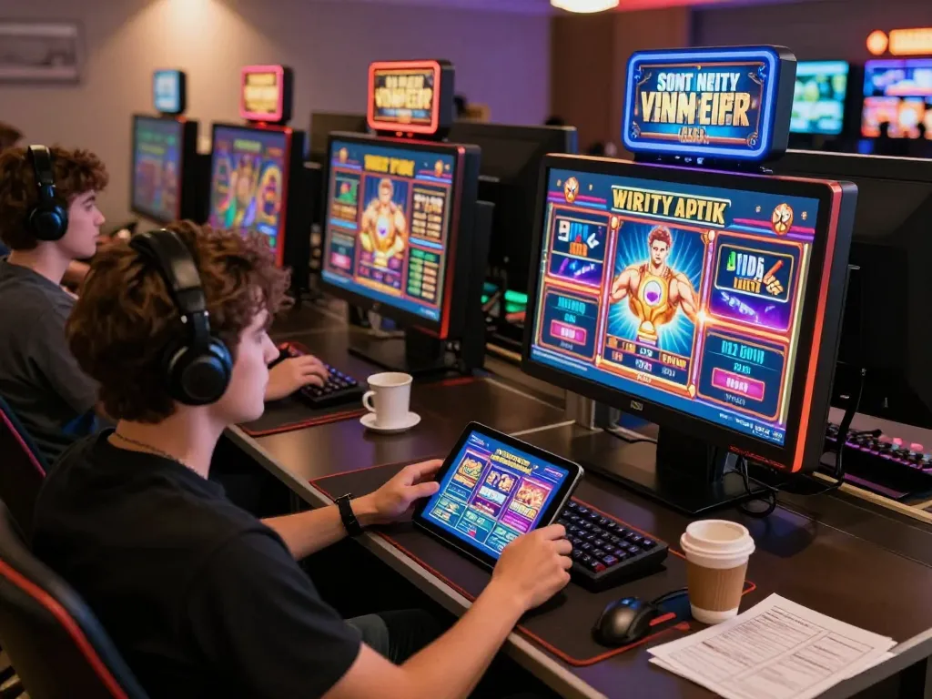 Engaging with เว็บตรง casino app on tablet for thrilling online slot experience.