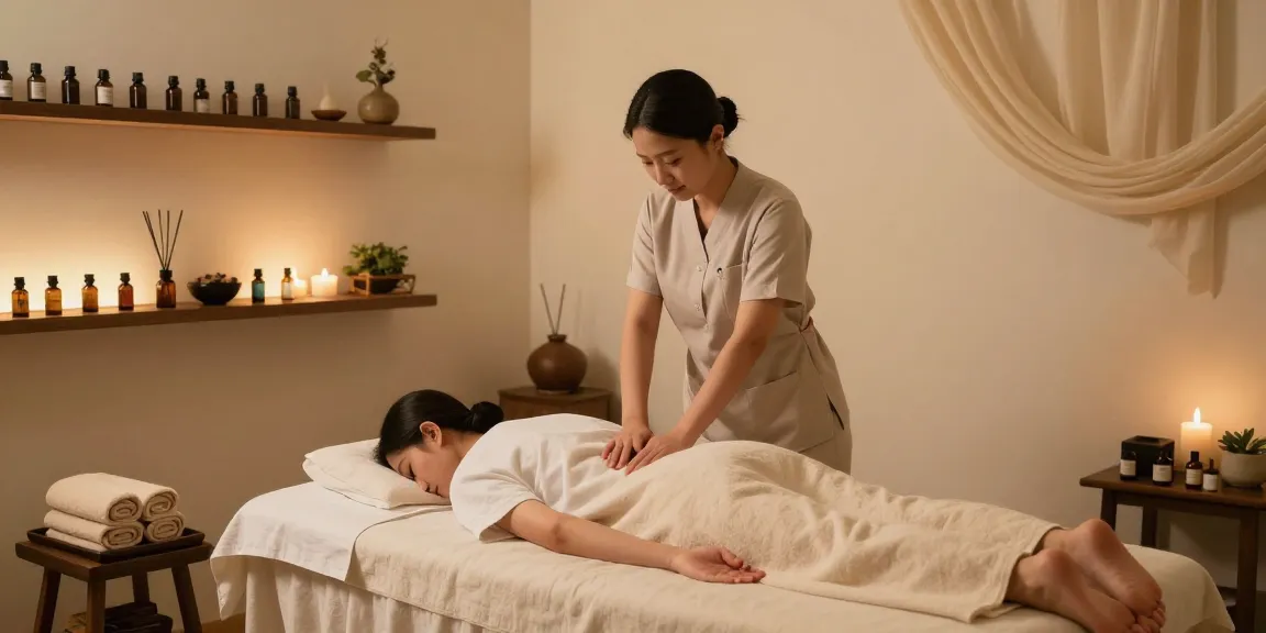 불광동출장마사지로 편안한 마사지 받는 모습과 아늑한 공간