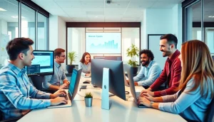 Reduce IT Downtime Tampa with a diverse IT team collaborating in a modern office.