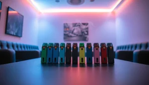 Elfbar Pods in a stylish setup showcasing unique designs und vibrant Farben.