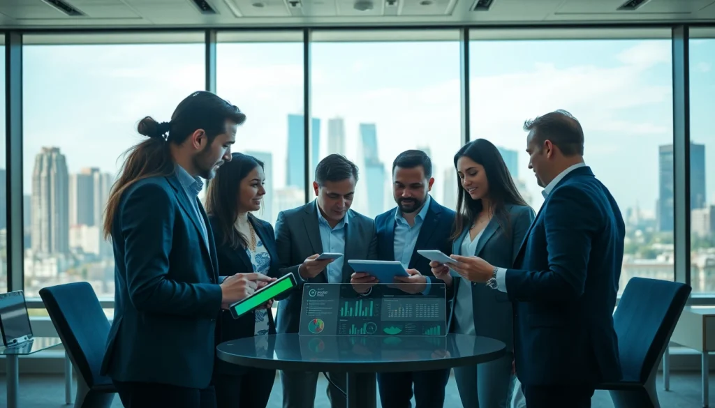 Boost productivity with WhatsApp Smart CRM displayed in a collaborative business setting.