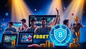 Online gaming experience at f8bet showcasing diverse games and players in a vibrant atmosphere.