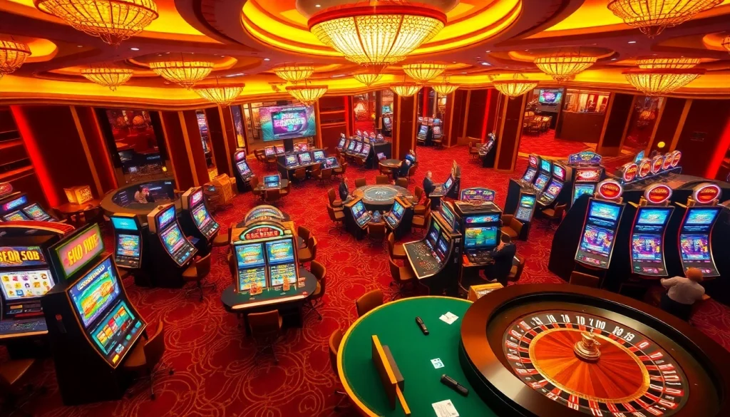 Experience thrilling gameplay with top slot depo 5rb machines and exciting casino elements.