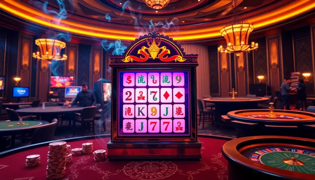 Experience the thrill of slot demo mahjong with luxurious casino elements.