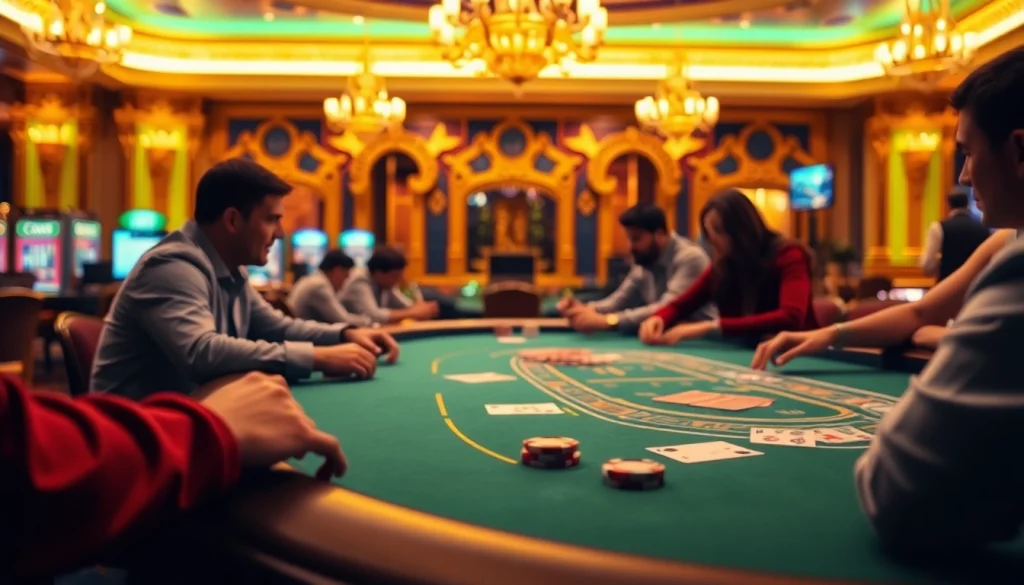 Experience the excitement at the best csgo gambling sites reddit with vibrant gaming tables and players.